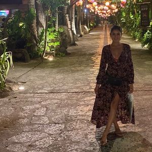 Floral long sleeve dress💗